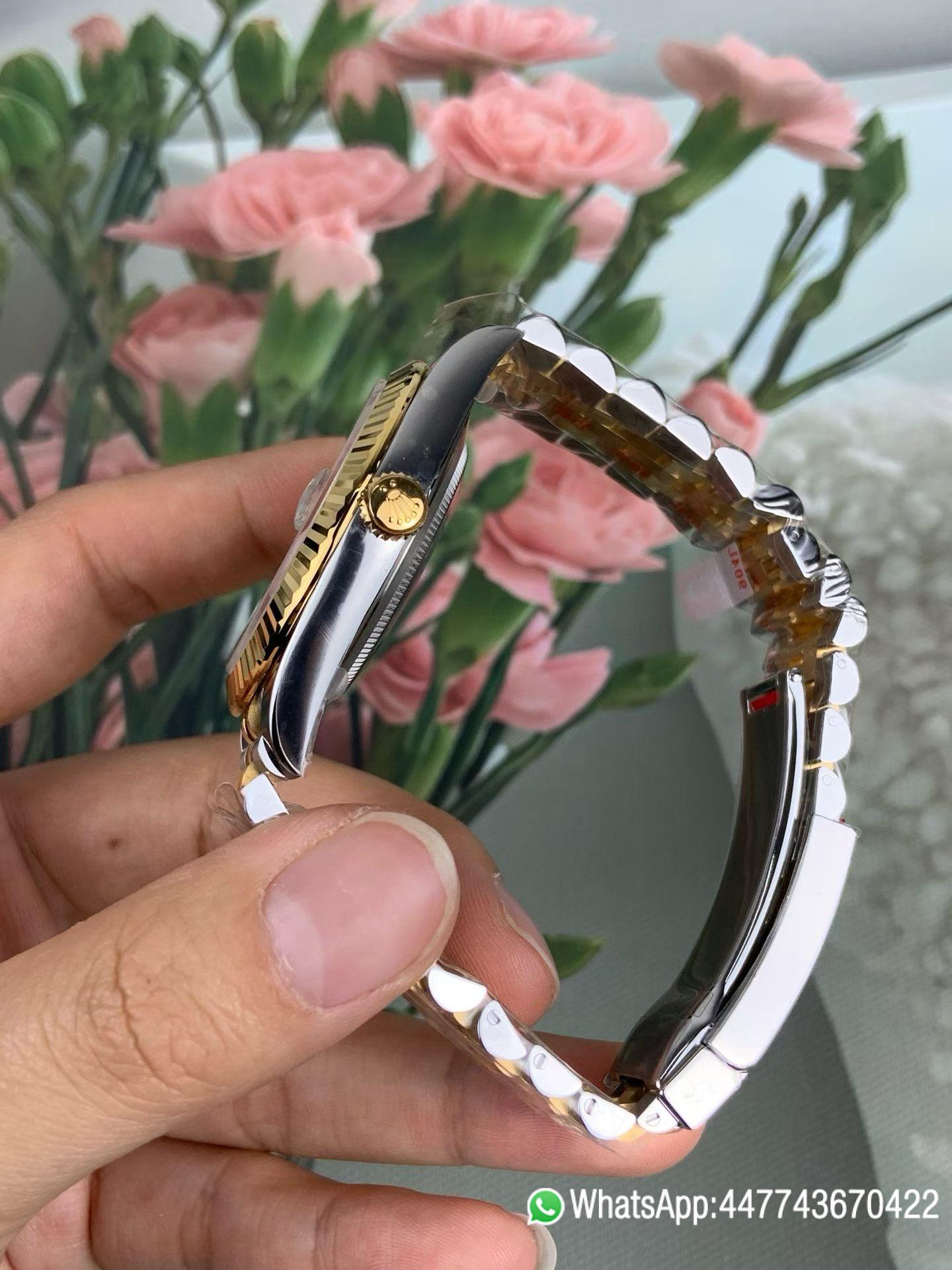 VF Rolex Datejust 41 Two Tone Champagne Diamond Dial Fluted Bezel and Dandong 3235 movement 06 VF Rolex Datejust 41 Two Tone Champagne Diamond Dial Fluted Bezel and Dandong 3235 movement 06