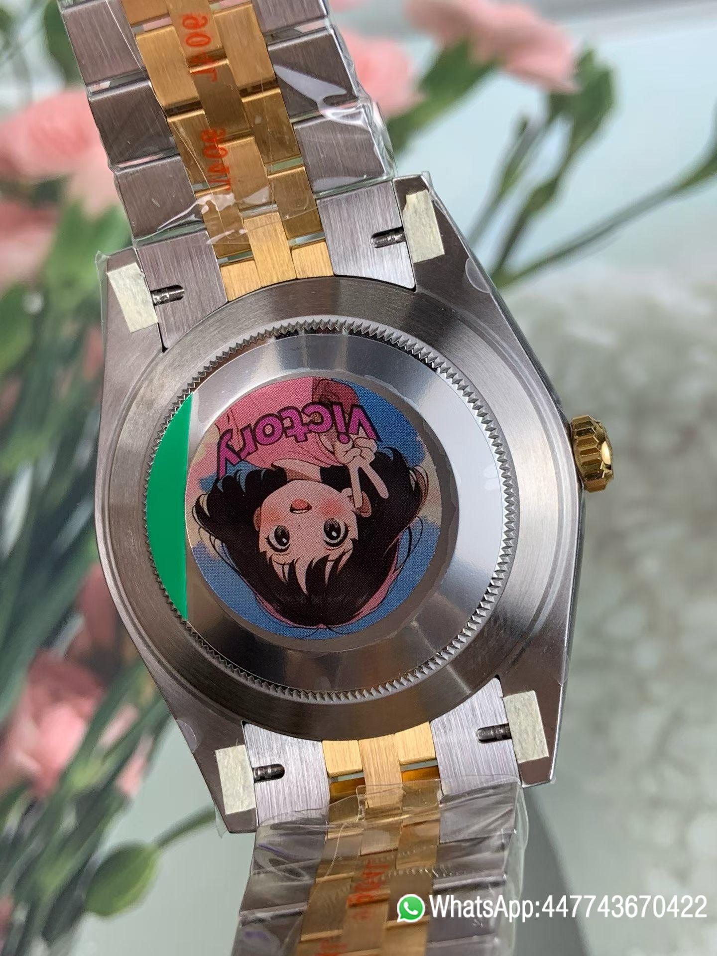 VF Rolex Datejust 41 Two Tone Champagne Diamond Dial Fluted Bezel and Dandong 3235 movement 07 VF Rolex Datejust 41 Two Tone Champagne Diamond Dial Fluted Bezel and Dandong 3235 movement 07