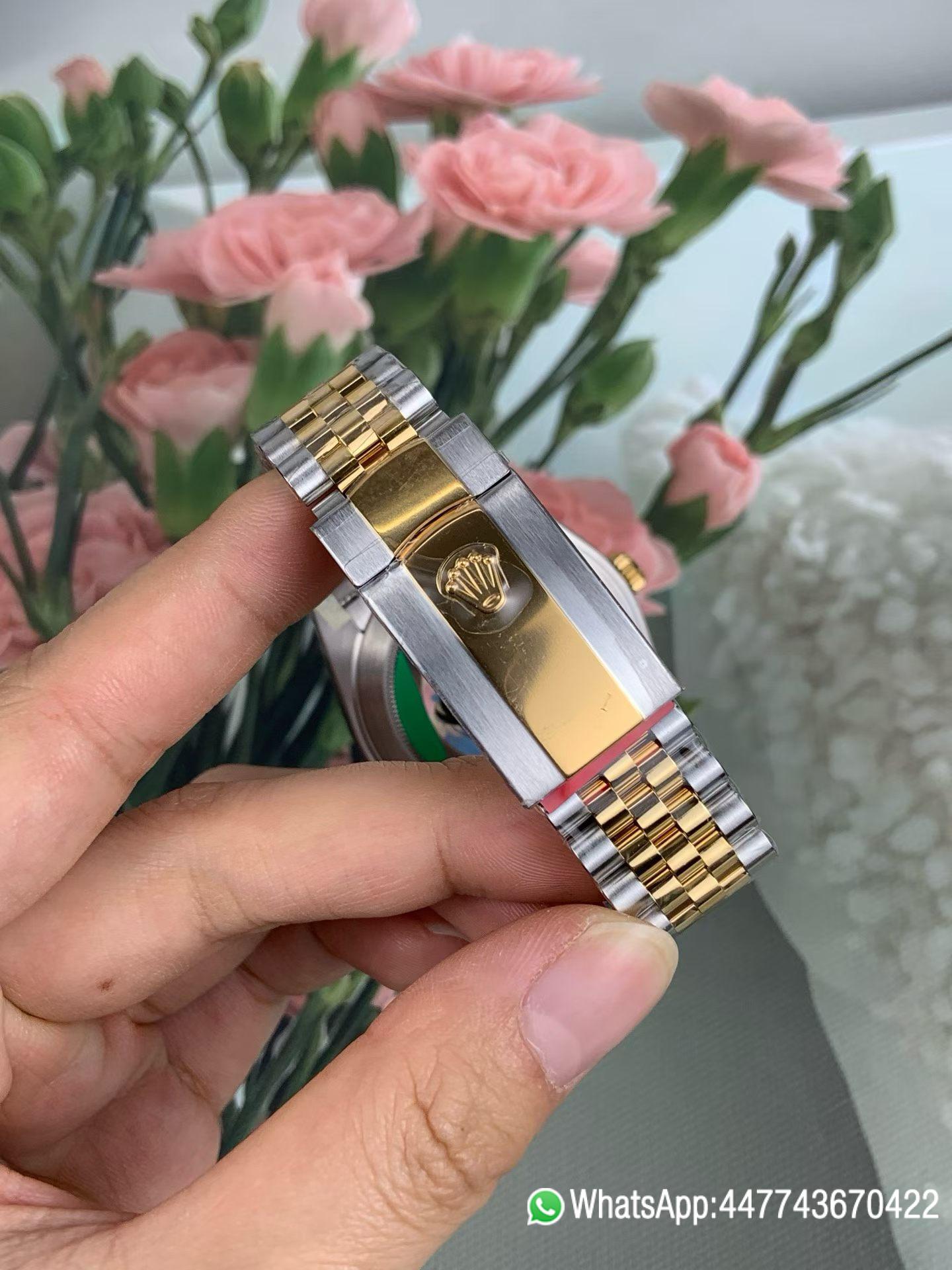VF Rolex Datejust 41 Two Tone Champagne Diamond Dial Fluted Bezel and Dandong 3235 movement 08 VF Rolex Datejust 41 Two Tone Champagne Diamond Dial Fluted Bezel and Dandong 3235 movement 08