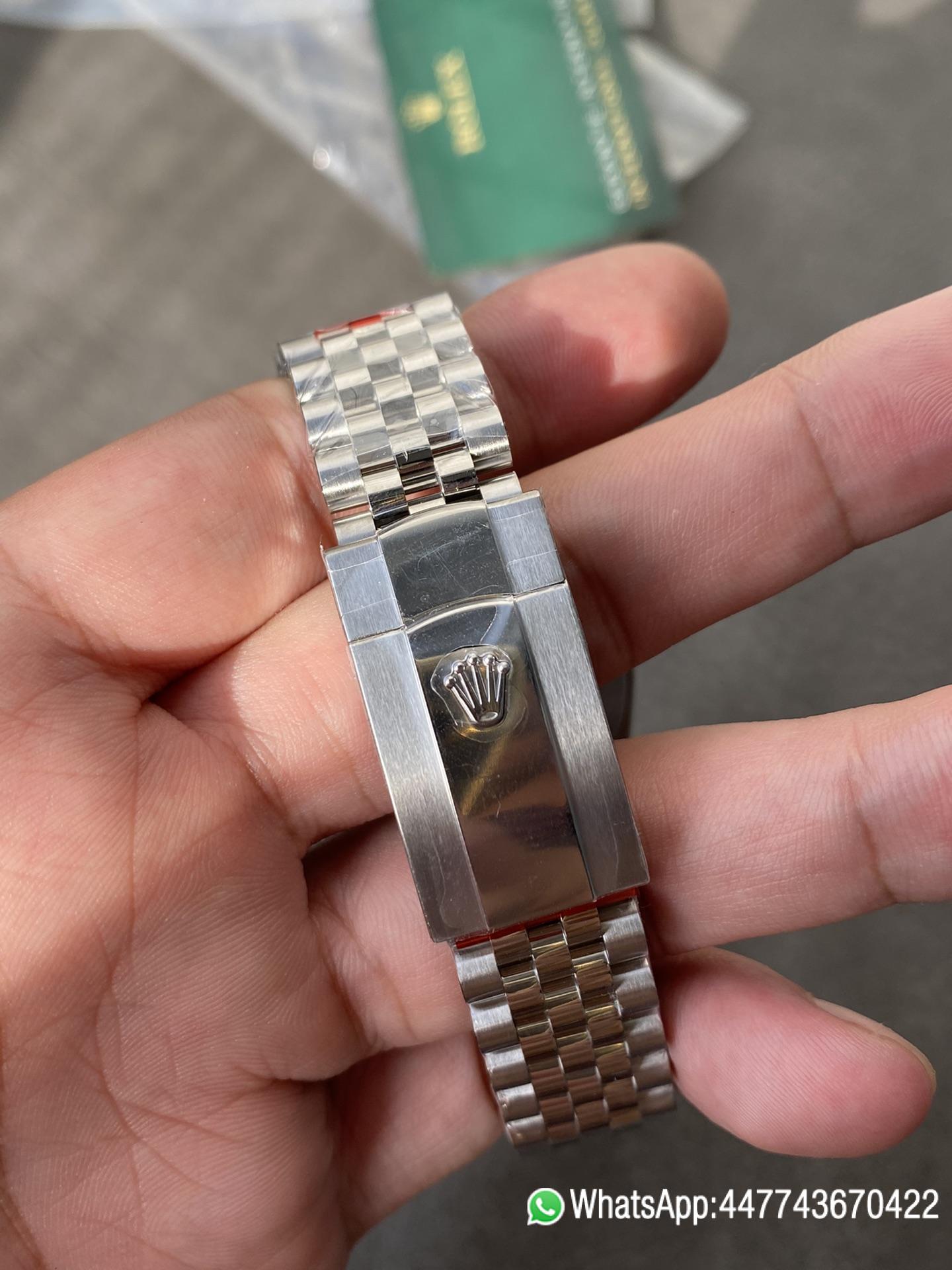 VSF Rolex DateJust 41 126300 0002 Blue Dial on Oyster Bracelet Dandong 3235 Movement 04 VSF Rolex DateJust 41 126300 0002 Blue Dial on Oyster Bracelet Dandong 3235 Movement 04