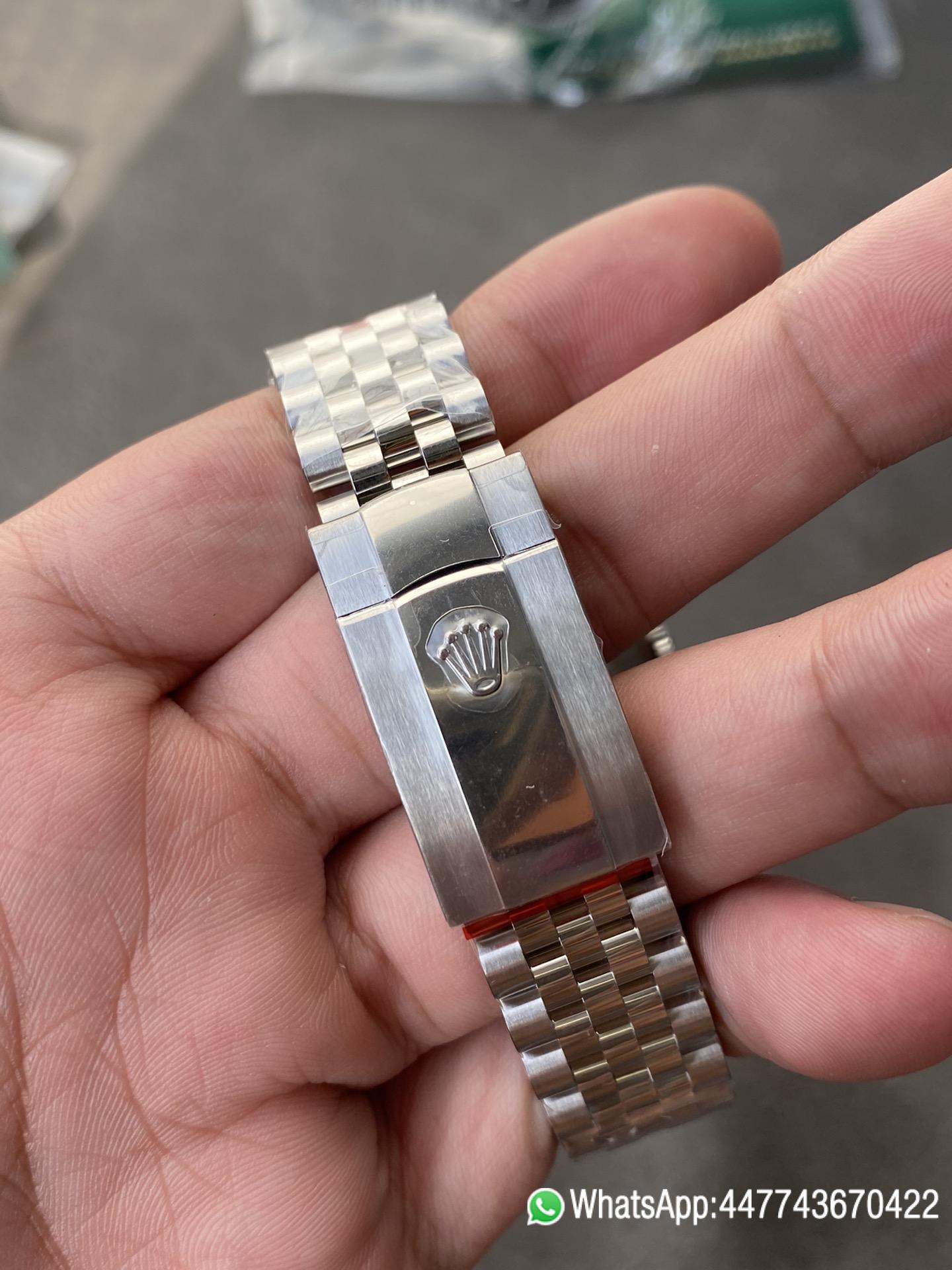 VSF Rolex DateJust 41 126334 0018 Black Dial on Oyster Bracelet Dandong 3235 Movement 09 VSF Rolex DateJust 41 126334 0018 Black Dial on Oyster Bracelet Dandong 3235 Movement 09