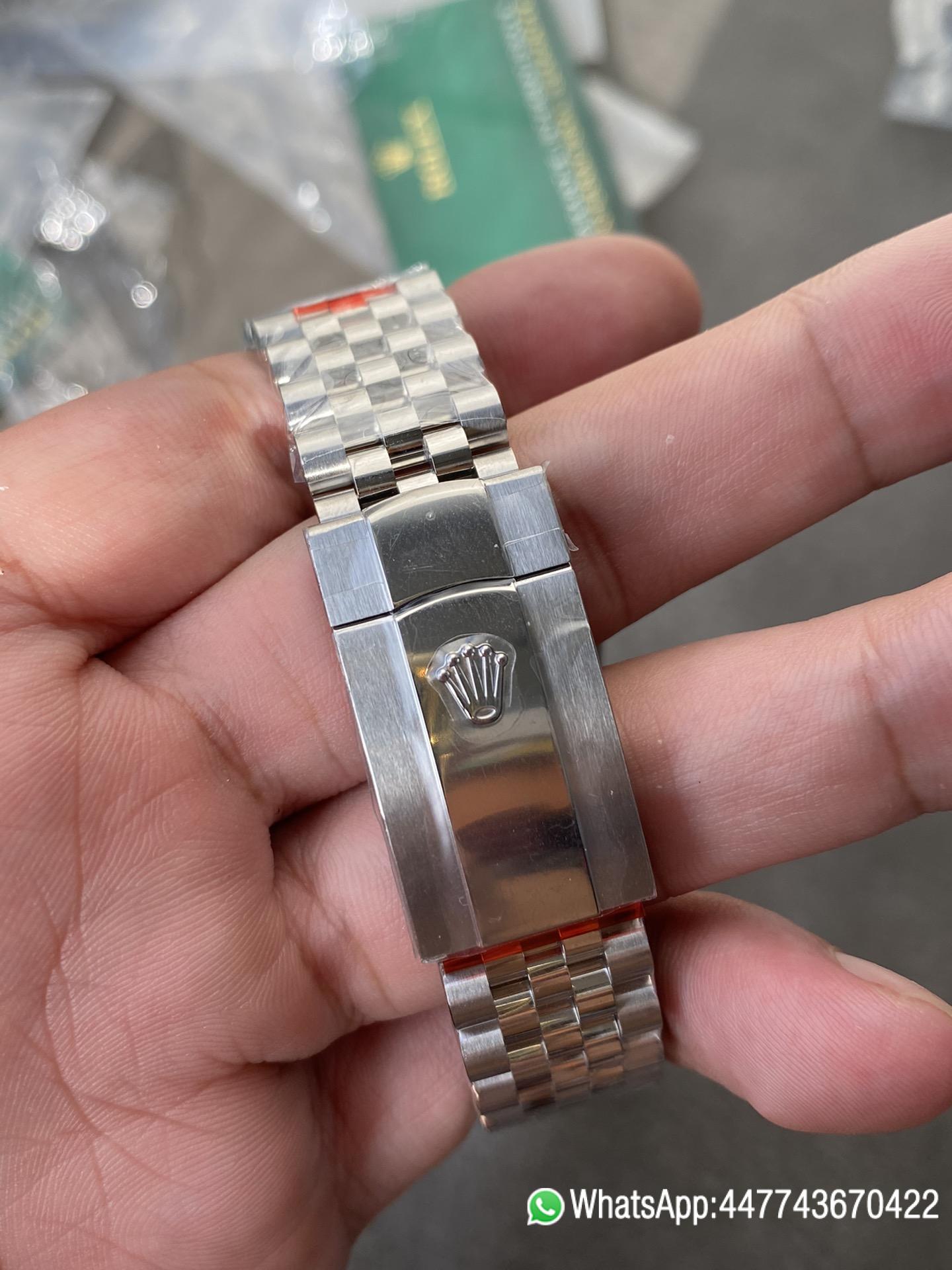 VSF Rolex DateJust 41 126334 0028 Green Dial on Oyster Bracelet Dandong 3235 Movement 08 VSF Rolex DateJust 41 126334 0028 Green Dial on Oyster Bracelet Dandong 3235 Movement 08