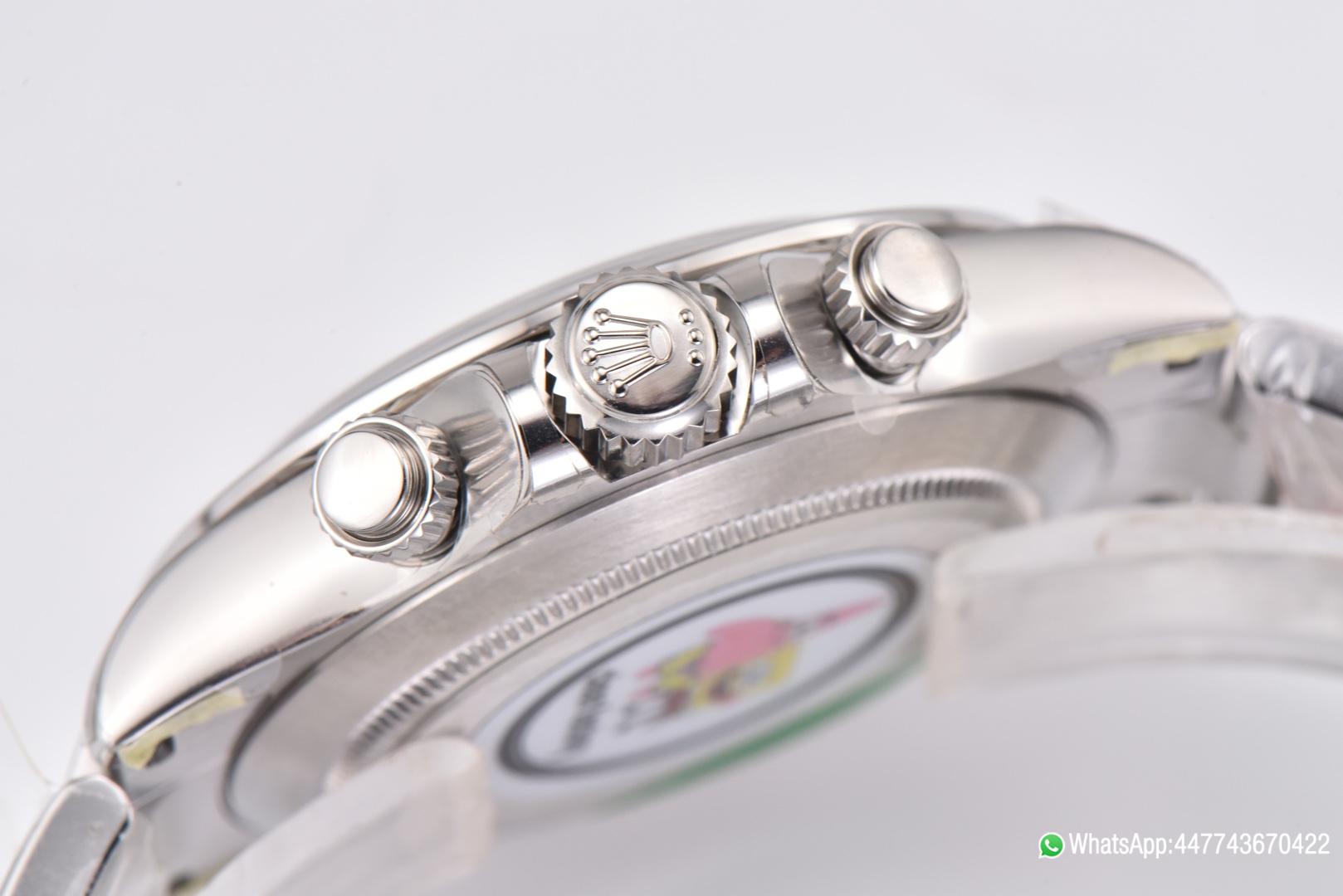 VSF Rolex Daytona 16520 11 Best Edition 904L Steel Case and Bracelet Black Dial Dandong 4130 Movement 05 VSF Rolex Daytona 16520 11 Best Edition 904L Steel Case and Bracelet Black Dial Dandong 4130 Movement 05