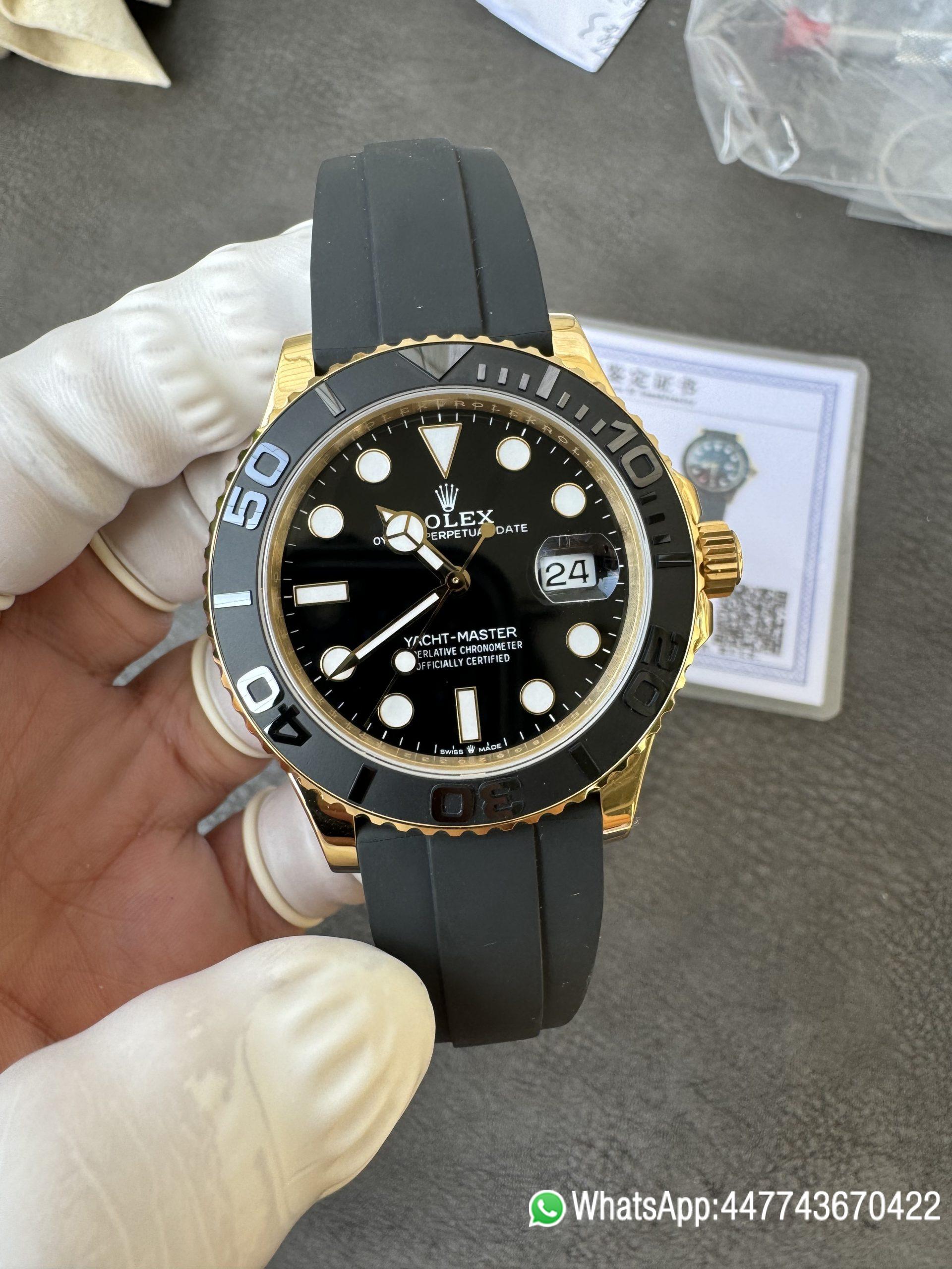 VSF Rolex Yacht Master 116655 Watch 11 Best Edition Black Ceramic Bezel on Oysterflex Rubber Strap VS3135 01 VSF Rolex Yacht Master 116655 Watch 11 Best Edition Black Ceramic Bezel on Oysterflex Rubber Strap VS3135 01