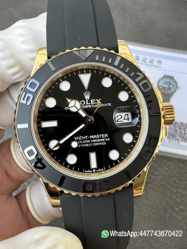 VSF Rolex Yacht Master 116655 Watch 11 Best Edition Black Ceramic Bezel on Oysterflex Rubber Strap VS3135 012 VSF Rolex Yacht Master 116655 Watch 11 Best Edition Black Ceramic Bezel on Oysterflex Rubber Strap VS3135 012