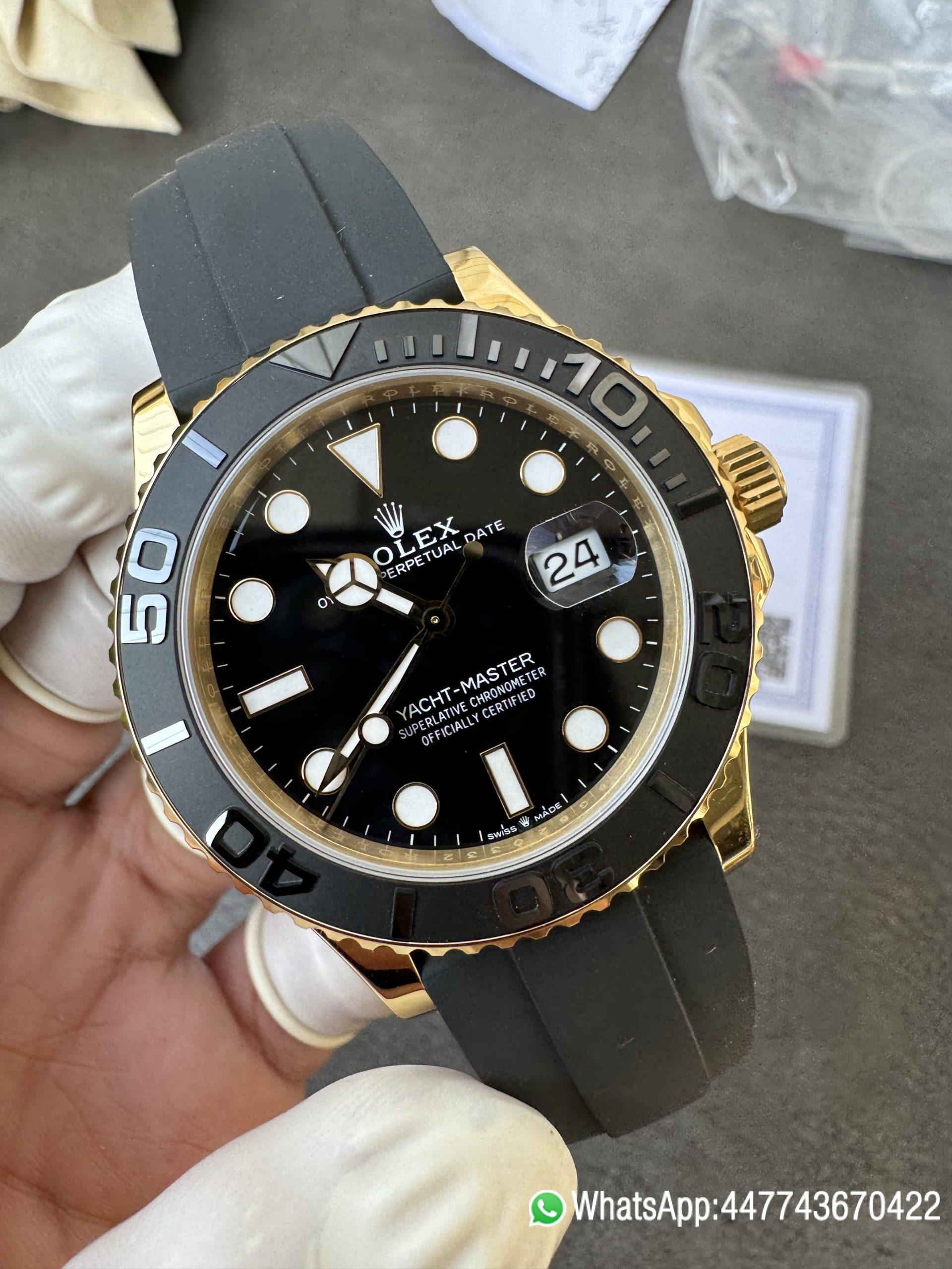 VSF Rolex Yacht Master 116655 Watch 11 Best Edition Black Ceramic Bezel on Oysterflex Rubber Strap VS3135 02 VSF Rolex Yacht Master 116655 Watch 11 Best Edition Black Ceramic Bezel on Oysterflex Rubber Strap VS3135 02