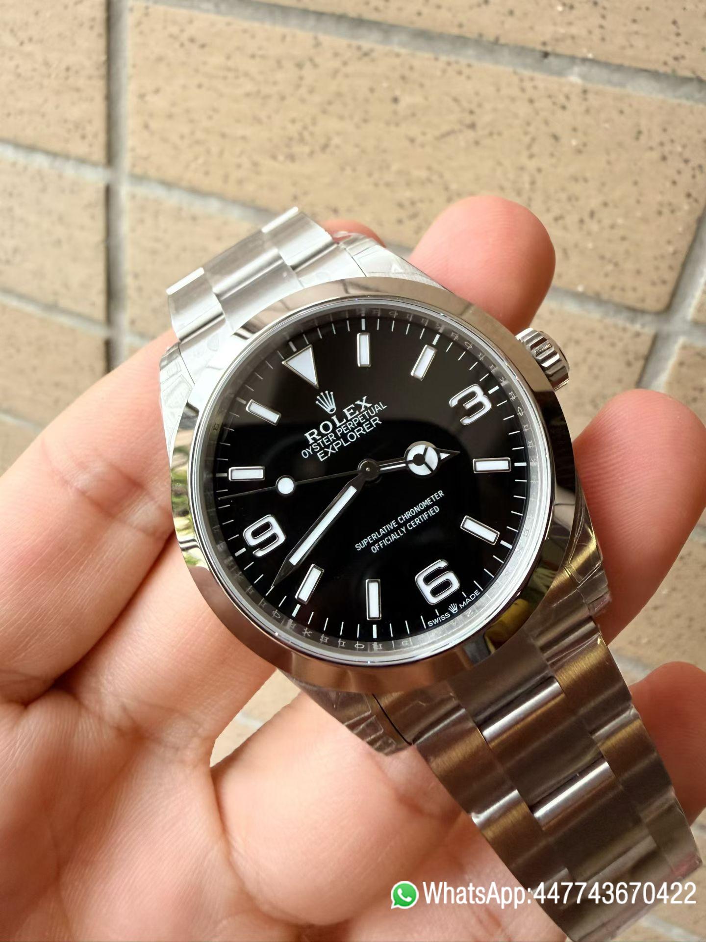 VSF Rolex Explorer 40 Ref.224270 Black Dail 904L Oyster Steel Case Dandong 3230 movement 02 VSF Rolex Explorer 40 Ref.224270 Black Dail 904L Oyster Steel Case Dandong 3230 movement 02