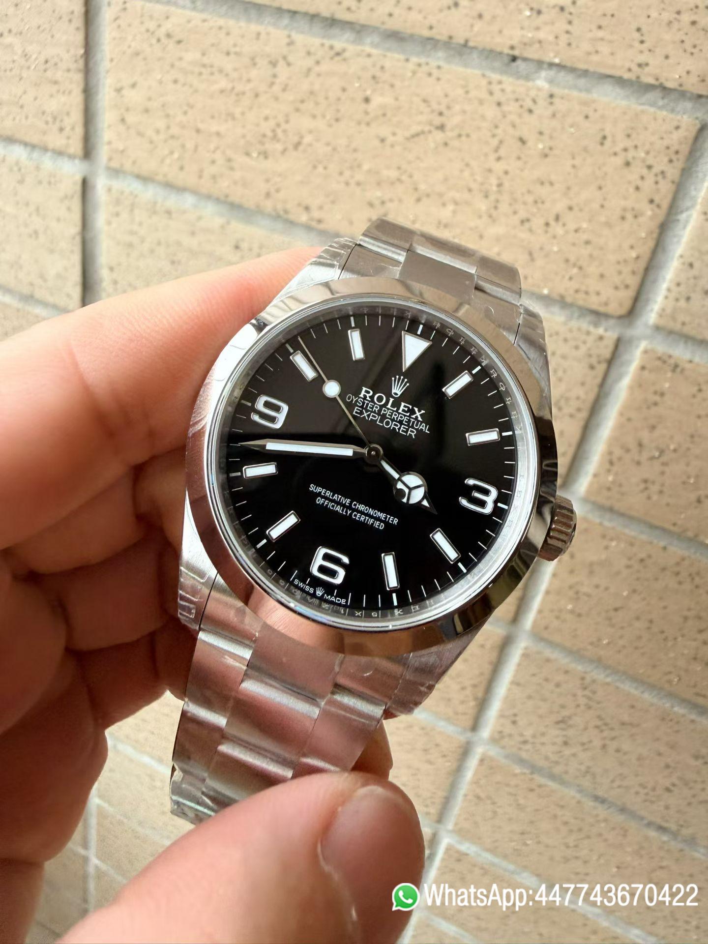 VSF Rolex Explorer 40 Ref.224270 Black Dail 904L Oyster Steel Case Dandong 3230 movement 03 VSF Rolex Explorer 40 Ref.224270 Black Dail 904L Oyster Steel Case Dandong 3230 movement 03