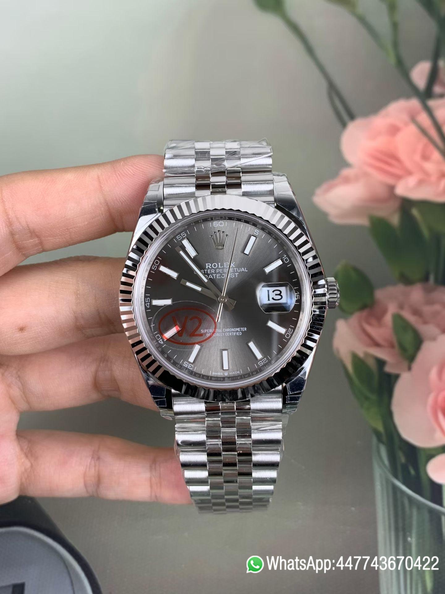 VS Factory Watches Rolex DateJust 41 126334 0013 Grey Dial Oyster Bracelet Superclone 3235 Movement 02 VS Factory Watches Rolex DateJust 41 126334 0013 Grey Dial Oyster Bracelet Superclone 3235 Movement 02