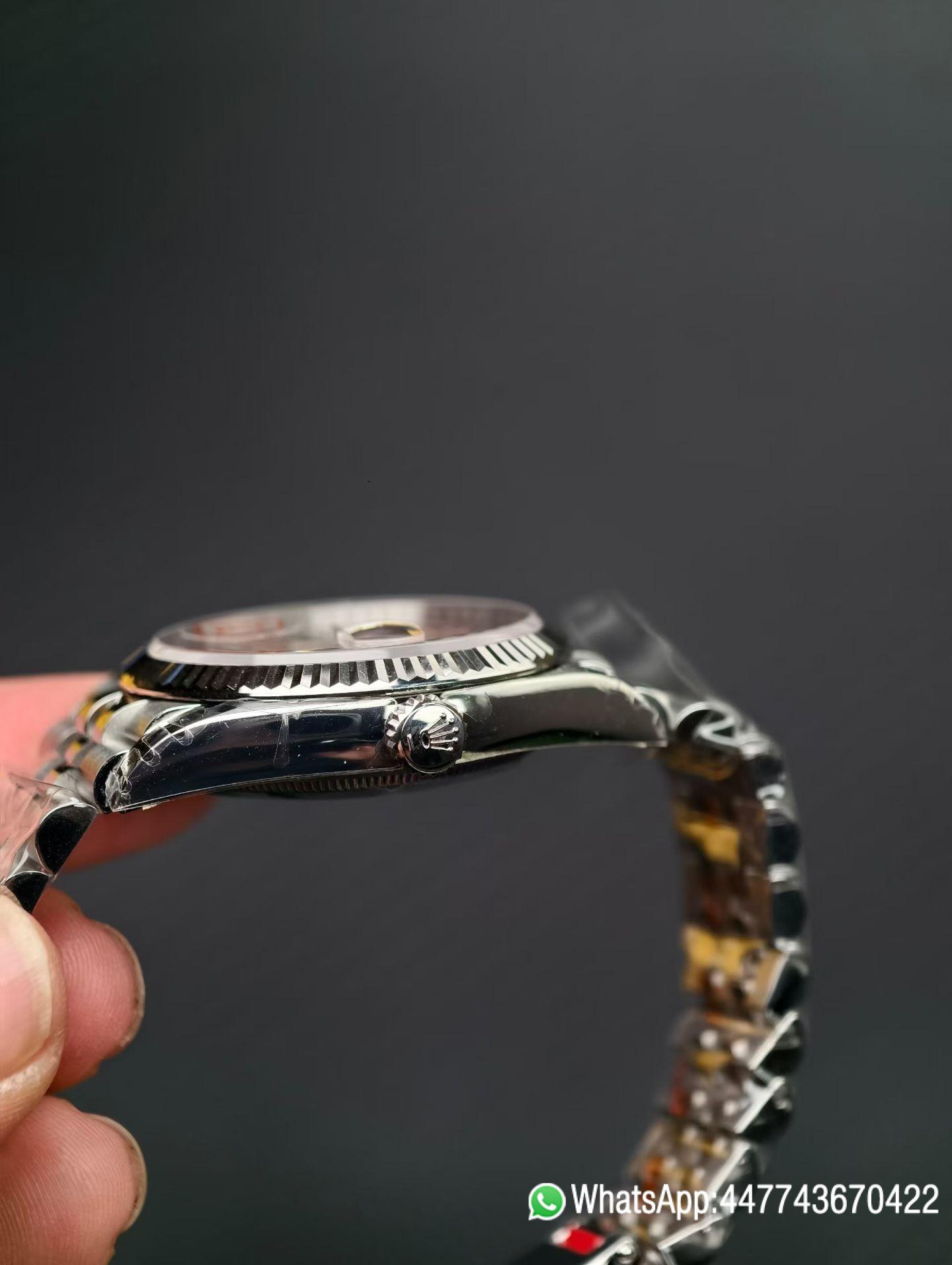 VSF Rolex Datejust 36 V2 Rose gold sunburst Dial 904L Stainless Steel Case and Jubile Bracelet DanDong 3235 Movement Ref m126234 03 VSF Rolex Datejust 36 V2 Rose gold sunburst Dial 904L Stainless Steel Case and Jubile Bracelet DanDong 3235 Movement Ref m126234 03