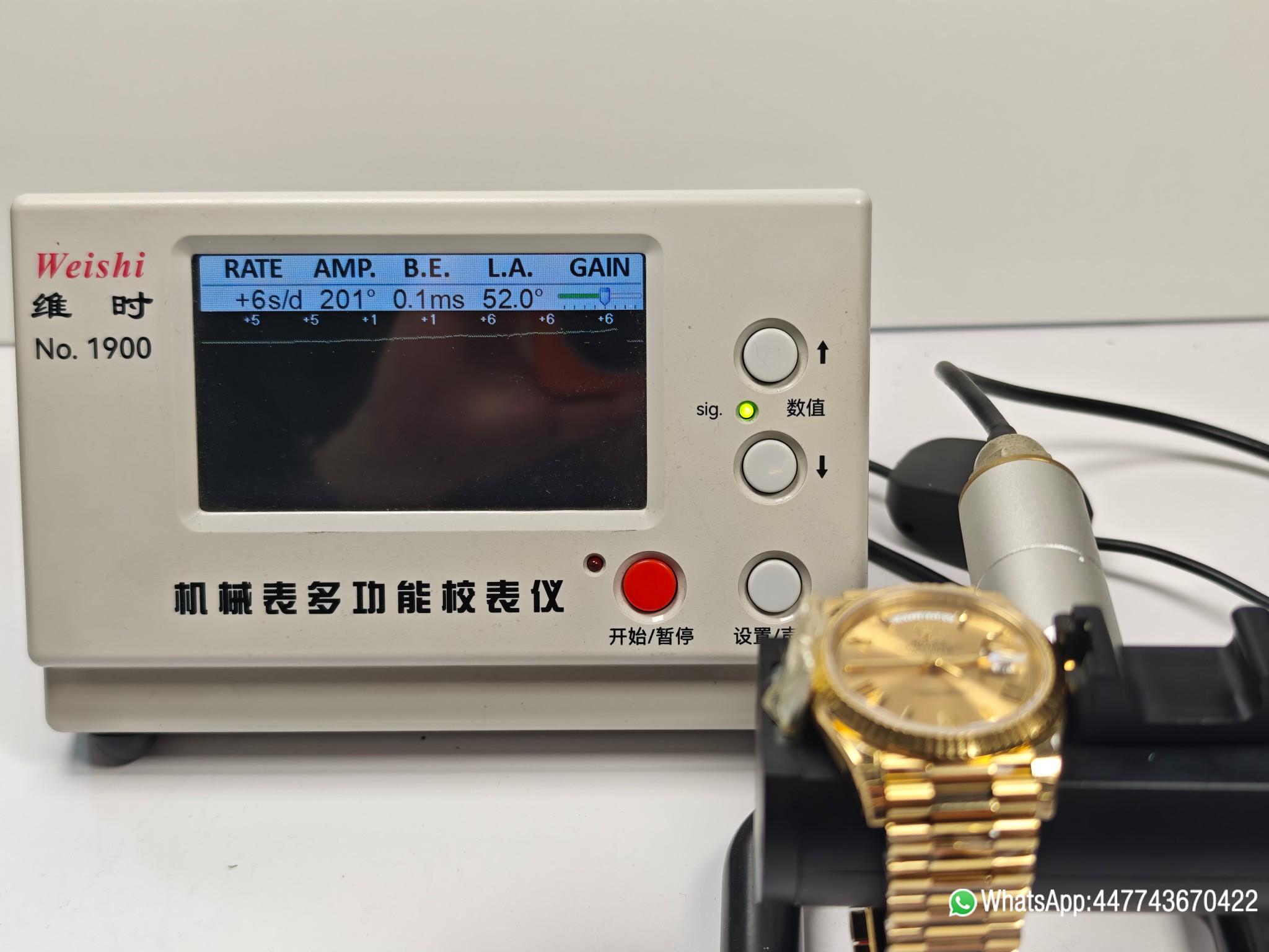 VSF Rolex Day Date 36 128238 Golden sunburst Dial Triangular Groove Bezel Oyster case design and Dandong 3255 Movement 06 VSF Rolex Day Date 36 128238 Golden sunburst Dial Triangular Groove Bezel Oyster case design and Dandong 3255 Movement 06