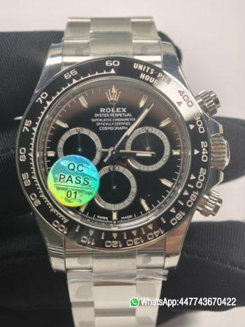 VSF Rolex Daytona Black 116500LN Black Dial Black Ceramic Bezel 904L Steel DanDong 4130 Movement 0