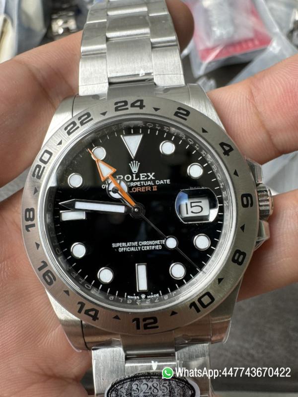 VSF Rolex Explorer II 226570 42mm Black Dial Oystersteel Oyster Bracelet Dandong 3285 Movement 0 VSF Rolex Explorer II 226570 42mm Black Dial Oystersteel Oyster Bracelet Dandong 3285 Movement 0