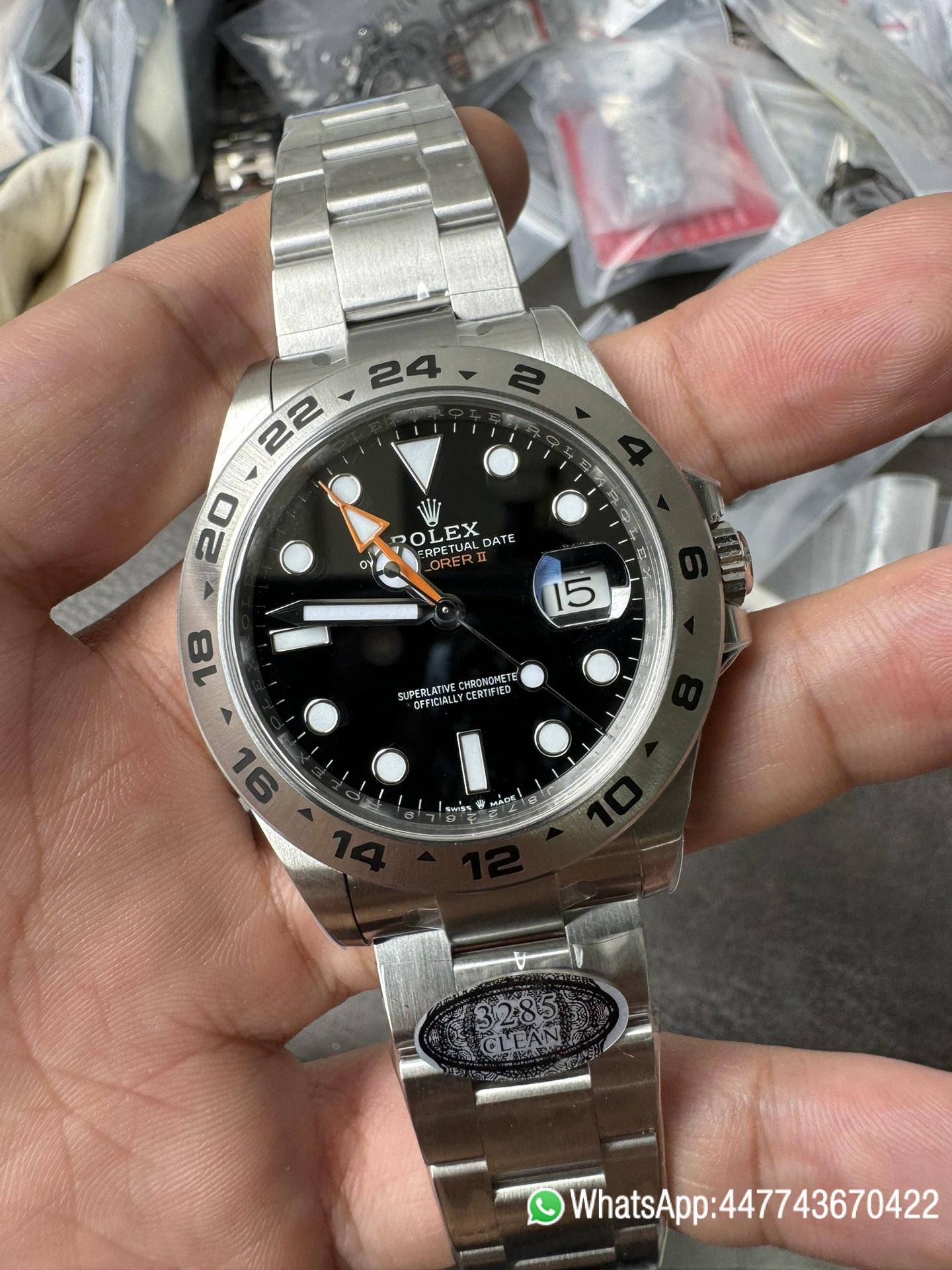 VSF Rolex Explorer II 226570 42mm Black Dial Oystersteel Oyster Bracelet Dandong 3285 Movement 01